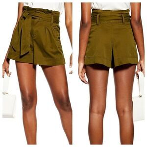 Topshop Paperbag Utility Shorts